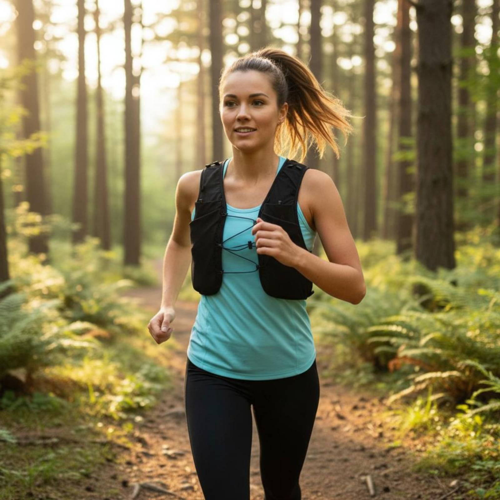 Running Gear Quick Dry - 薄型速乾ランニングベスト 軽量通気性トレイルバックパックベスト ポータブルスポーツギア トレイルランニング登山用