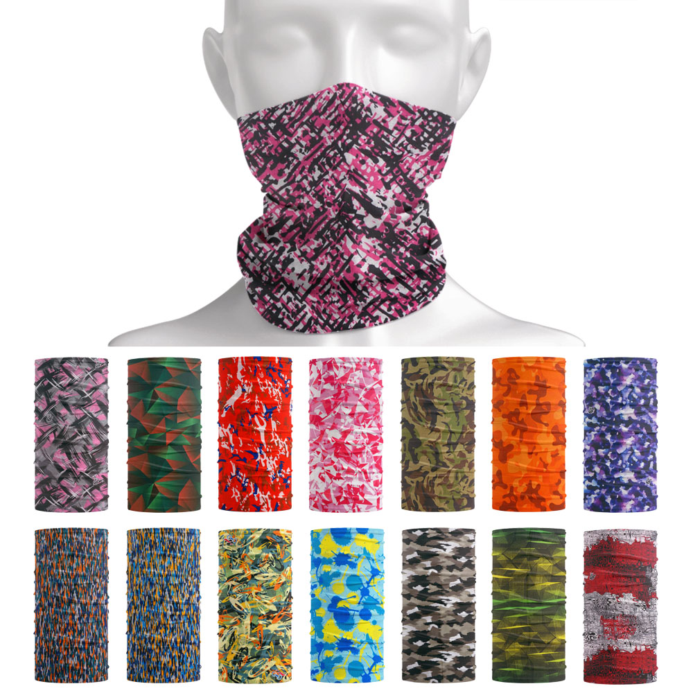 Running Gear Headband - 男性と女性のためのターポリン,シームレス,バンダナ,ハンティングフェイスシールド,ハイキングとランニングのための多機能管スカーフ