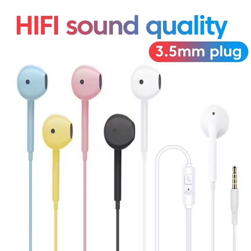 Running Gear Headphones - ランニングフィットネス音楽機器有線ヘッドセットマイク付き快適スポーツインイヤーフィットクリアコール音楽リスニングXiaomi Huawei電話PC用