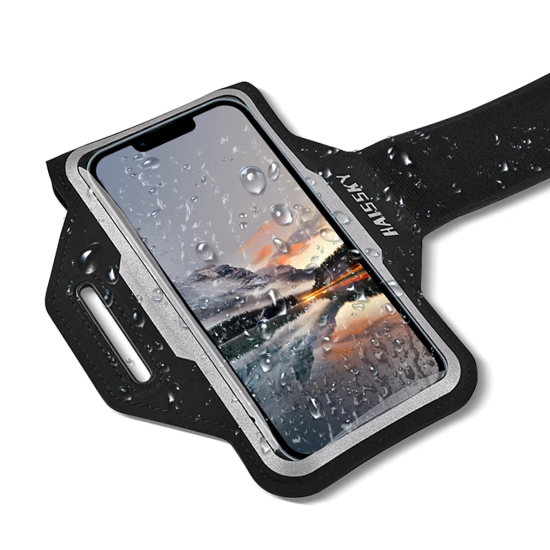 Running Gear Phone - HAISSKY 超薄型ランニングバッグ スポーツアームバンド iPhone 17 16