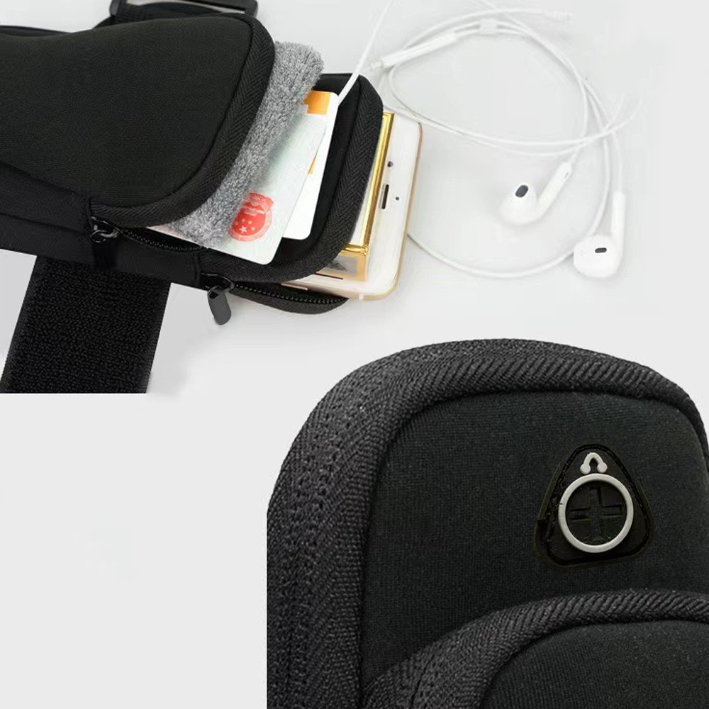 ランニング携帯電話アームバッグフィットネスギアヘッドフォンジ - Running Gear Headphones のレビューと価格
