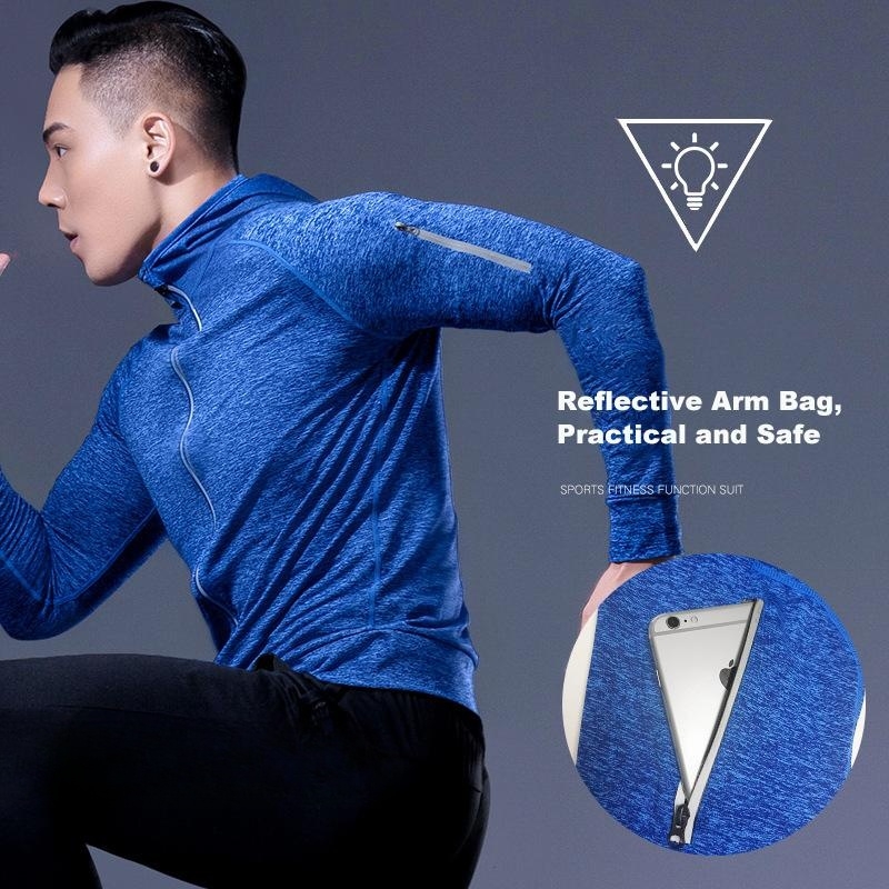 5点セット メンズ フィットネスウェア セット 速乾 ジム  - Running Gear Quick Dry のレビューと価格