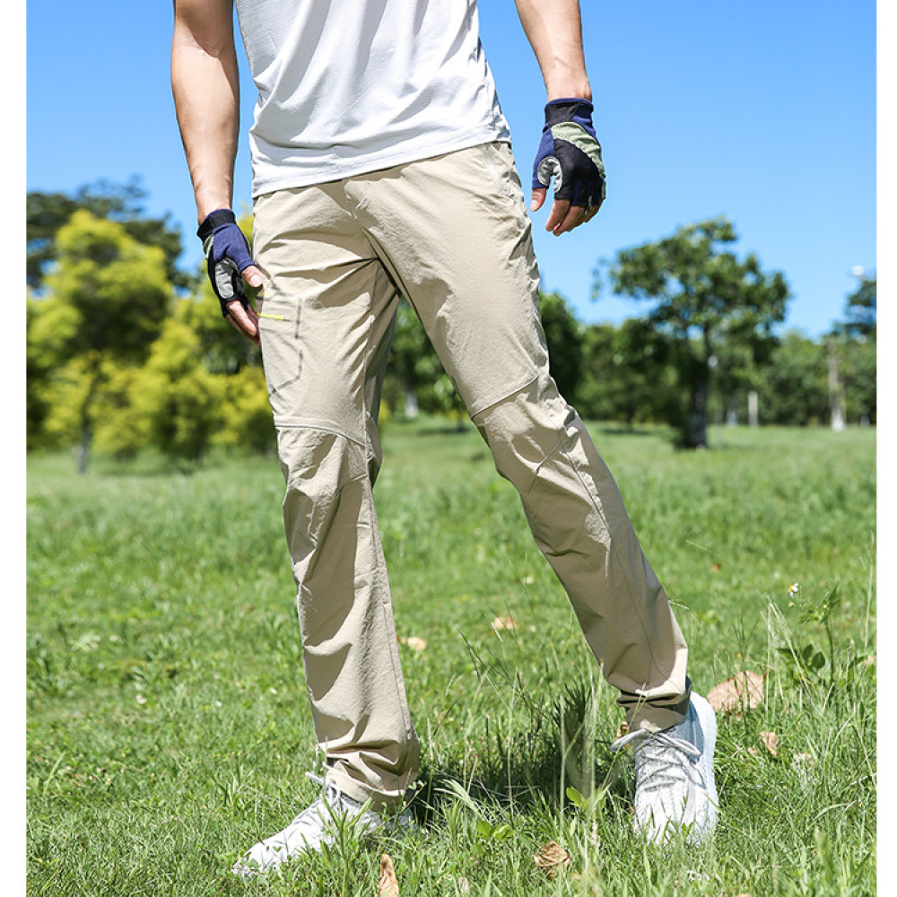 アウトドア用通気性速乾メンズパンツ 夏用薄手ズボン ハイキン - Running Gear Quick Dry のレビューと価格