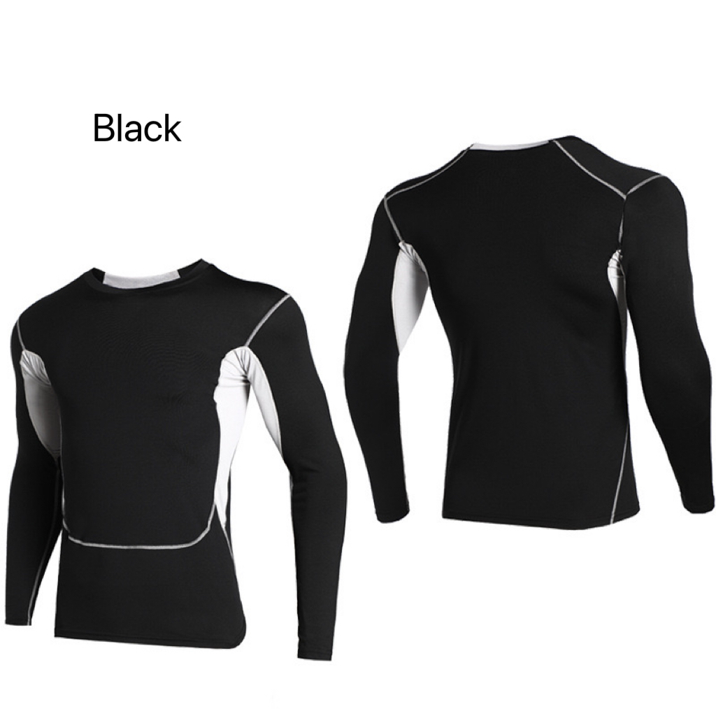 メンズ サーマル コンプレッション シャツ 長袖 アスレチッ - Running Gear Quick Dry のレビューと価格