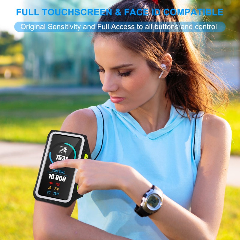 ハイスキージッパーランニングバッグ iPhone 17 16 - Running Gear Phone のレビューと価格