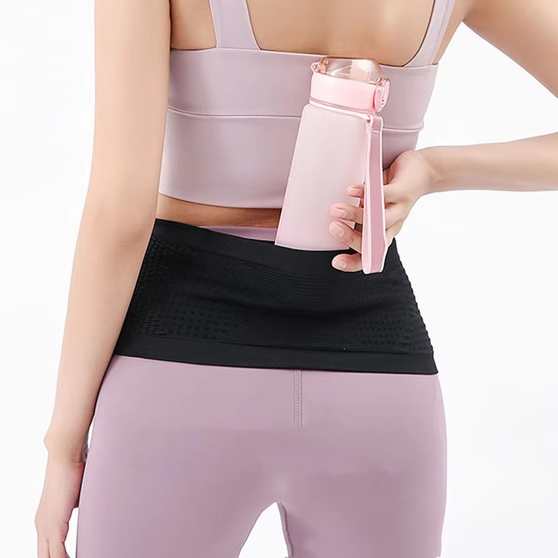 シームレスな目に見えないランニングウエストベルトバッグジムバ - Running Gear Phone のレビューと価格