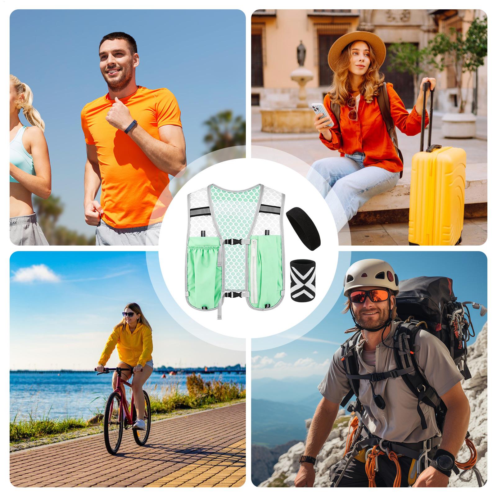 ランニング安全ベスト スポーツハイドレーションギア ヘッドバ - Running Gear Headband のレビューと価格