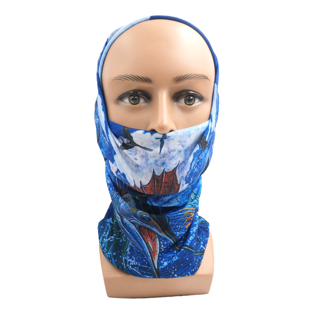 フィッシュパターンスケール男性、釣り管、サイクリングスカーフ - Running Gear Headband のレビューと価格