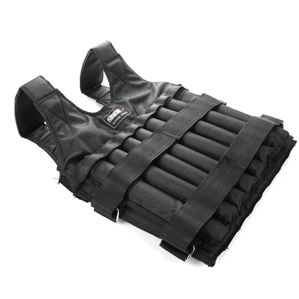 1 - 110LBS 調節可能な加重ベストランニングローディ - Running Gears のレビューと価格