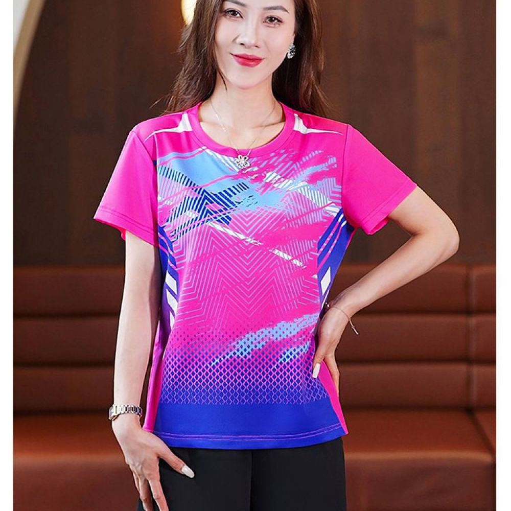 サマースポーツトップ レディースTシャツ 速乾性 通気性 ア - Running Gear Quick Dry のレビューと価格